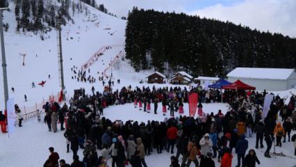 Artvin&rsquo;de kar şenliği renkli g&ouml;r&uuml;nt&uuml;lere sahne oldu