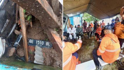 Endonezya'da heyelan: 7 &ouml;l&uuml;, 82 kayıp