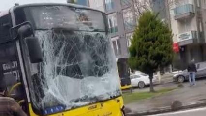 Sancaktepe'de 2 İETT otob&uuml;s&uuml; &ccedil;arpıştı: Yaralılar var!