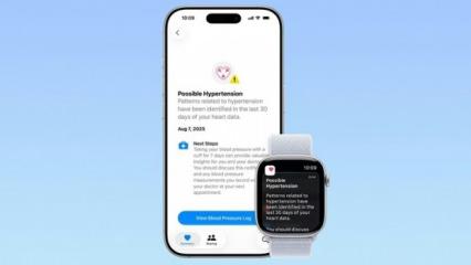 Apple Watch&rsquo;ta hipertansiyon uyarısı T&uuml;rkiye&rsquo;de aktif