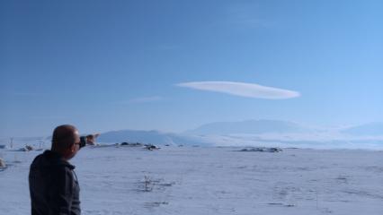 G&ouml;renler bakakaldı: Nemrut Kalderası &uuml;zerinde şaşırtan olay!