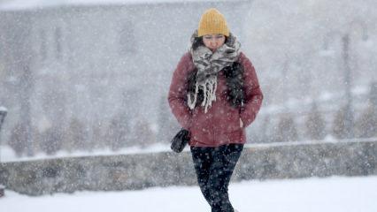 Kuvvetli kar geliyor! Meteoroloji 12 il i&ccedil;in alarm verdi