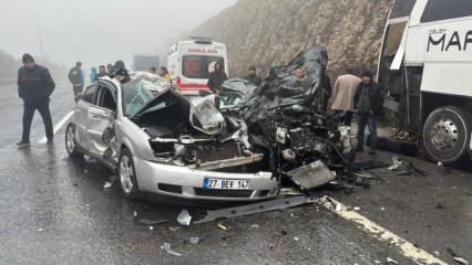 TAG Otoyolu'nda zincirleme kaza: 2 kişi &ouml;ld&uuml;, 11 kişi yaralandı