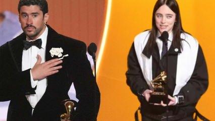 Siyasi mesajlar Grammy &ouml;d&uuml;lleri'ne g&ouml;lge d&uuml;ş&uuml;rd&uuml;! "Biz hayvan değiliz"