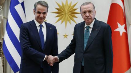 Mi&ccedil;otakis'ten Erdoğan ile g&ouml;r&uuml;şme sonrası ilk a&ccedil;ıklama