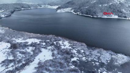 Abant'ta kar g&uuml;zelliği