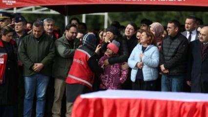 Balıkesir'de d&uuml;şen F-16'da şehit olan Binbaşı İbrahim Bolat i&ccedil;in cenaze t&ouml;reni