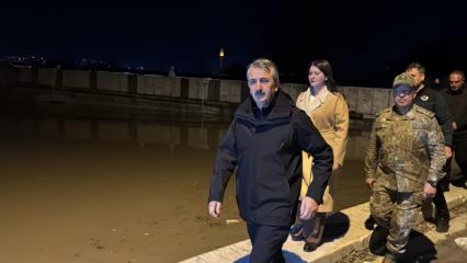 Edirne de taşkın alarmı! Tunca K&ouml;pr&uuml;s&uuml; trafiğe kapatılıyor