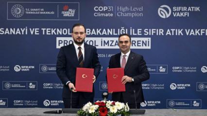 Sanayi ve Teknoloji Bakanlığı ile Sıfır Atık Vakfı arasında işbirliği protokol&uuml; imzalandı!