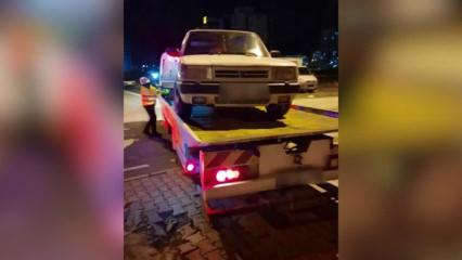 "Dur" ihtarına uymayan s&uuml;r&uuml;c&uuml;ye 455 bin TL ceza!