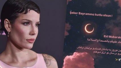 D&uuml;nyaca &uuml;nl&uuml; yıldız Halsey'den T&uuml;rk&ccedil;e bayram mesajı!