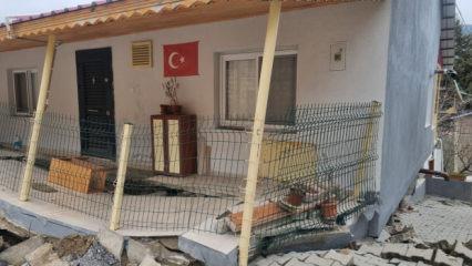 Mersin'de heyelan: Evler zarar g&ouml;rd&uuml;, b&ouml;lgeye giriş yasaklandı!