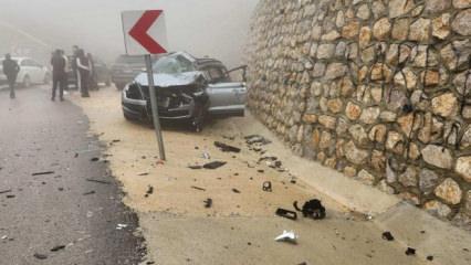 Konya-Antalya karayolunda feci kaza: &Ouml;l&uuml; ve yaralılar var