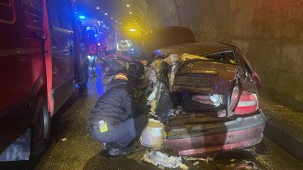 Bolu Dağı T&uuml;neli'nde korkutan kaza: &Ccedil;ok sayıda yaralı var!