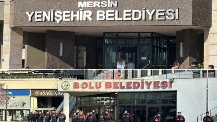 Mersin Yenişehir ve Bolu Belediyesi'ne operasyon! &Ccedil;ok sayıda g&ouml;zaltı