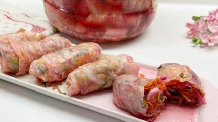 Sarma lahana turşusu nasıl yapılır? Adım adım fermente tarif