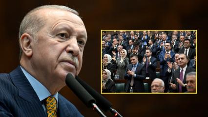 Cumhurbaşkanı Erdoğan'ın s&ouml;zleri ayakta alkışlandı: Bebek katillerine hatırlatıyorum...