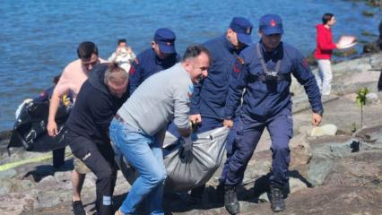 Rize'de sahilde erkek cesedi bulundu