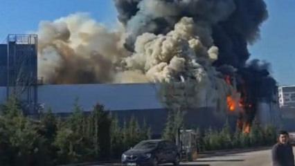 Ankara'da boya fabrikasında yangın: Bir iş&ccedil;i hayatını kaybetti!