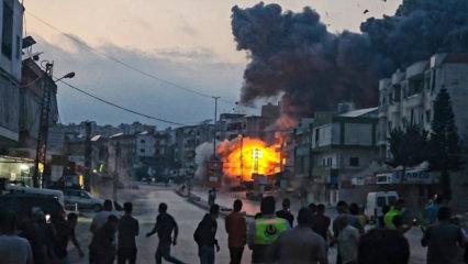 İsrail bir kasabadaki sivil ara&ccedil;ları hedef aldı! &Ouml;l&uuml;ler var