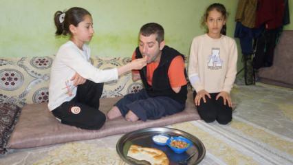 İş kazasında kollarını ve ayaklarını kaybetti! Hayatları tek video ile değişti