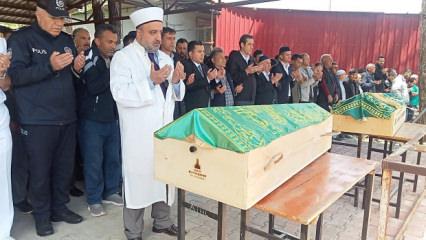 Mersin'de acı veda: Zehirlenerek &ouml;len 2 kardeş toprağa verildi