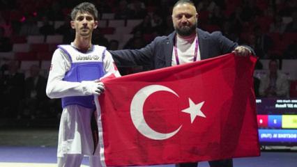 İsrailli rakibini ezdi ge&ccedil;ti! T&uuml;rk sporcu Avrupa şampiyonu