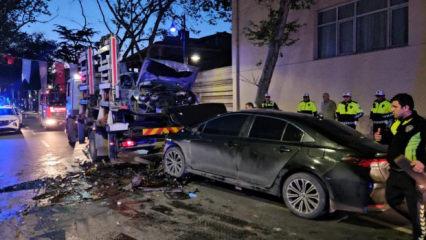 İstanbul'da feci kaza! Ortalık savaş alanına d&ouml;nd&uuml;