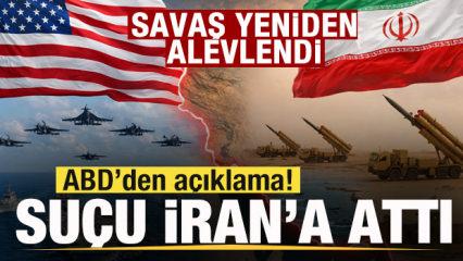 F&uuml;zeler ateşlendi! Savaş yeniden alevlendi ABD'den son dakika a&ccedil;ıklaması! Su&ccedil;u İran'a attı