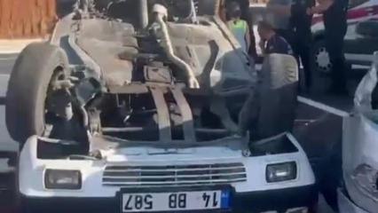 Hastane kavşağında kaza: 5 yaralı
