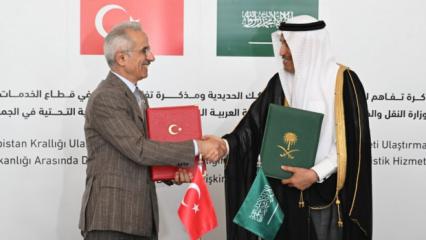 T&uuml;rkiye ve Suudi Arabistan imzaları attı: Demiryolu bağlantısı kuruluyor