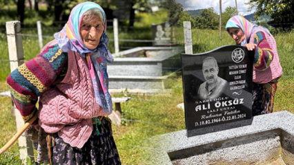 İki yıl arayla eşi ve oğlunu kaybetti! Fatime ninenin mezarlıkta ge&ccedil;en &ouml;mr&uuml; 