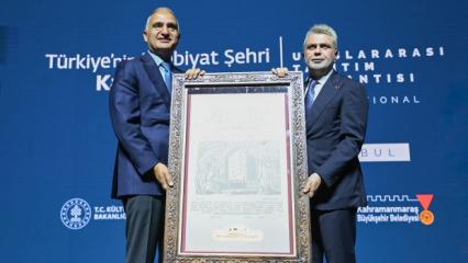 Kahramanmaraş UNESCO'nun 'edebiyat şehri' oldu