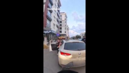 Kaza sonrası bu kez farklı bitti! Şaşırtan anlar kamerada!