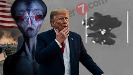 İnsanlardan UFO'ları saklıyorlar diyerek a&ccedil;ıkladı! Trump biliyor: Yeni bir sayfa a&ccedil;abilir!