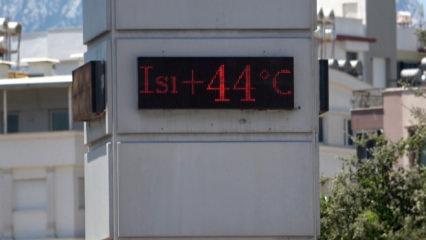 Kent cayır cayır yanıyor! Termometreler 44 dereceyi g&ouml;sterdi