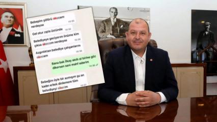CHP u&ccedil;kura battı! İlkay &Ccedil;i&ccedil;ek'in yasak aşkına iğren&ccedil; mesajları ifşa oldu: T&uuml;m belediyeyi..