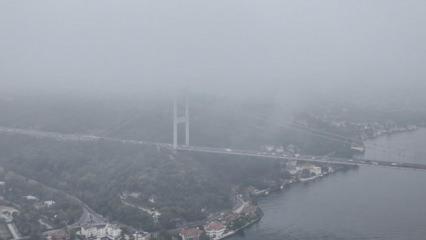 İstanbul Boğazı'nı yoğun sis kapladı