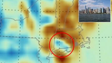 New York'a doğru ilerliyor! Yakınlarda gizlenmiş gizemli bir s&uuml;tun keşfettiler!