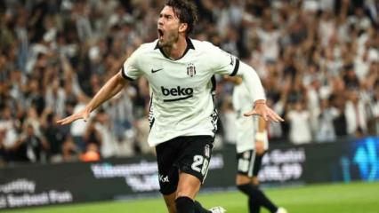 İtalyan basını Beşiktaş'ın s&uuml;per golc&uuml;s&uuml; Dusan Vlahovic'i konuşuyor! 'Şov yaptı'