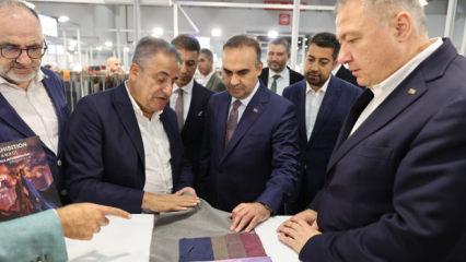 Bakan Kacır'dan Texhıbıtıon İstanbul Kumaş, İplik ve Tekstil Aksesuarları Fuarı&rsquo;nı ziyaret
