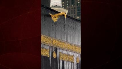 Mekke-i M&uuml;kerreme'de fırtına ve sağanak yağış altında ibadet
