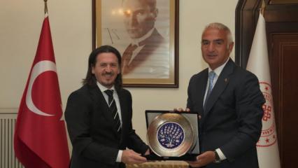 Bakan Ersoy, Kuzey Makedonyalı mevkidaşını Cumhuriyet M&uuml;zesi'nde ağırladı