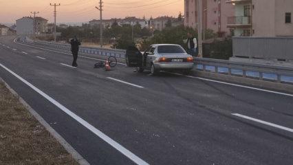 Ankara'da otomobil, bisiklete &ccedil;arptı! 10 yaşındaki Muhammed hayatını kaybetti