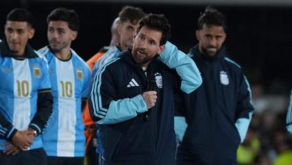 Bir devir sona erdi! Lionel Messi'den Arjantin'e muhteşem veda
