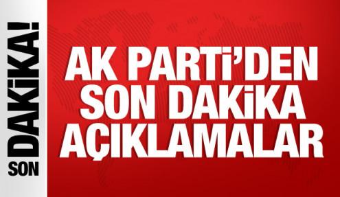 AK Parti'de MYK toplantısı sona erdi: Çelik açıklama yapıyor