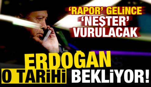Başkan Erdoğan o tarihi bekliyor! 'Rapor' gelince...