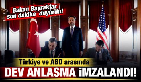 Bakan Bayraktar duyurdu! Türkiye ve ABD arasında dev LNG anlaşması imzalandı
