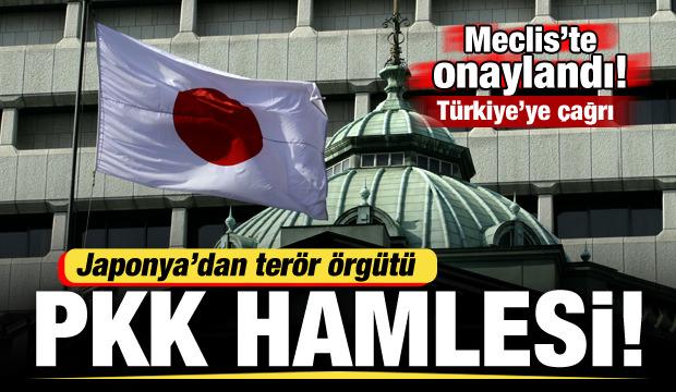 Japonya'dan PKK kararı! Meclis'te onaylandı! Türkiye'ye çağrı