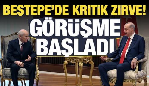Son dakika: Erdoğan-Bahçeli görüşmesi başladı